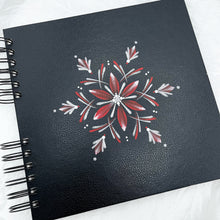 Load image into Gallery viewer, ÍSLANDSSÓL - kerti+bók <br> <small>Rautt, svart og silfur </small>