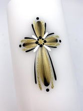 Load image into Gallery viewer, ÍSLANDSKLUKKA - kerti+bók <br> <small>Gull, dökkgrátt og hvítt </small>