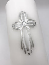 Load image into Gallery viewer, ÍSLANDSSÓL - kerti+bók <br> <small>Hvítt og silfur </small>