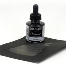Load image into Gallery viewer, DR. PH. MARTIN´S<br>Iridescent Calligraphy Color<br>Black Sparkle 30ml.
