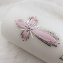 Load image into Gallery viewer, GEISLASÓL - kerti+bók <br> <small>Ljósbleikt og silfur </small>