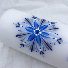 Load image into Gallery viewer, ÍSLANDSKLUKKA - kerti+bók <br> <small>Kóngablátt og silfur </small>