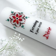 Load image into Gallery viewer, ÍSLANDSSÓL<br><small>Rautt, svart, grænt og gull<br></small>