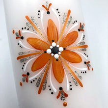 Load image into Gallery viewer, ÍSLANDSKLUKKA<br><small>Appelsínugult, svart og silfur<br></small>