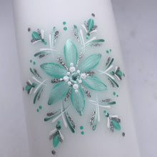 Load image into Gallery viewer, ÍSLANDSSÓL<br><small>Ljós myntugrænn, hvítt og silfur<br></small>l