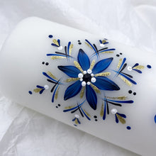 Load image into Gallery viewer, ÍSLANDSSÓL<br><small>Blátt, dökkblátt og gull<br></small>