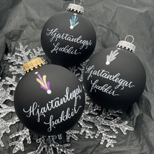 Load image into Gallery viewer, MERKING Á JÓLAKÚLU<br><small>Viðbót við keypta kúlu</small>