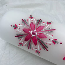 Load image into Gallery viewer, ÍSLANDSKLUKKA - kerti+bók <br> <small>Bleikt og silfur </small>