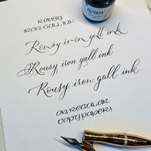 Load image into Gallery viewer, ROUSY IRON GALL INK<br>Svart 30ml.