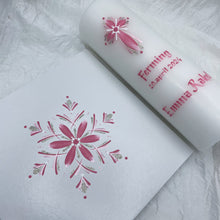 Load image into Gallery viewer, ÍSLANDSSÓL - kerti+bók <br> <small>Bleikt og silfur </small>