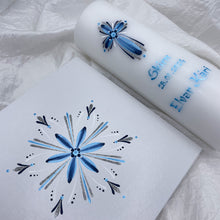 Load image into Gallery viewer, ÍSLANDSKLUKKA - kerti+bók <br> <small>Dökkblátt, túrkis og silfur </small>