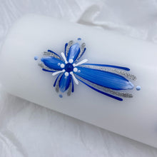 Load image into Gallery viewer, ÍSLANDSKLUKKA - kerti+bók <br> <small>Kóngablátt og silfur </small>