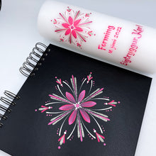 Load image into Gallery viewer, ÍSLANDSKLUKKA - kerti+bók <br> <small>Bleikt og silfur </small>