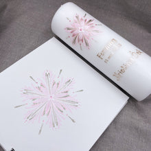 Load image into Gallery viewer, PÁFUGL - kerti+bók <br> <small>Ljósbleikt og antíksilfur </small>