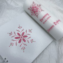 Load image into Gallery viewer, ÍSLANDSSÓL - kerti+bók <br> <small>Bleikt og silfur </small>