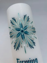 Load image into Gallery viewer, PÁFUGL - kerti+bók <br> <small>Blágrænt og antíksilfurl</small>