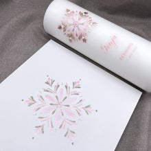 Load image into Gallery viewer, ÍSLANDSSÓL - kerti+bók <br> <small>Ljósbleikt og antíksilfur </small>