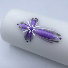 Load image into Gallery viewer, ÍSLANDSKLUKKA - kerti+bók <br> <small>Fjólublátt og silfur</small>