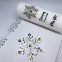 Load image into Gallery viewer, ÍSLANDSSÓL - kerti+bók <br> <small>Silfur, svart og gull </small>