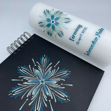 Load image into Gallery viewer, PÁFUGL - kerti+bók <br> <small>Blágrænt og antíksilfurl</small>