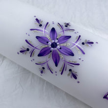 Load image into Gallery viewer, ÍSLANDSSÓL<br><small>Dökkgjólublátt, lilla og silfur<br></small>