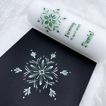 Load image into Gallery viewer, ÍSLANDSSÓL - kerti+bók <br> <small>Grænt, svart og silfur </small>