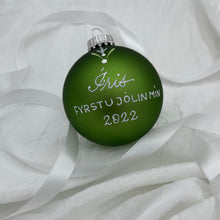 Load image into Gallery viewer, MERKING Á JÓLAKÚLU<br><small>Viðbót við keypta kúlu</small>