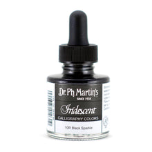 Load image into Gallery viewer, DR. PH. MARTIN´S<br>Iridescent Calligraphy Color<br>Black Sparkle 30ml.