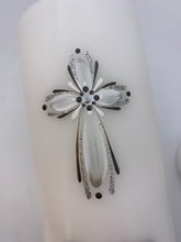 Load image into Gallery viewer, ÍSLANDSSÓL - kerti+bók <br> <small>Hvítt, dökkgrátt og silfur </small>