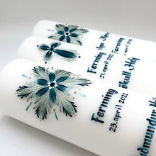 Load image into Gallery viewer, PÁFUGL - kerti+bók <br> <small>Blágrænt og antíksilfurl</small>