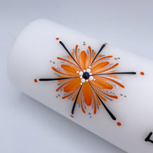 Load image into Gallery viewer, GEISLASÓL<br><small>Appelsínugult, svart og silfur<br></small>