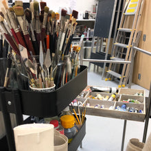 Load image into Gallery viewer, OLÍUMÁLUN<br>Grunnnámskeið<br><small>Miðvikudaga kl. 17-20<br><small>7.. feb.-13.mars. 2024</small></small>