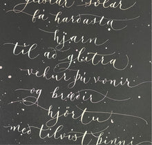 Load image into Gallery viewer, MODERN CALLIGRAPHY<br>LIVE NETNÁMSKEIÐ<br>fyrir byrjendur<br><small>Hefst 20. mars 2025</small>