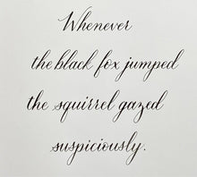 Load image into Gallery viewer, MODERN CALLIGRAPHY<br>LIVE NETNÁMSKEIÐ<br>fyrir byrjendur<br><small>Hefst 20. mars 2025</small>