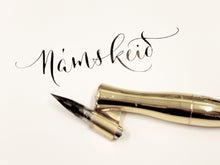 Load image into Gallery viewer, MODERN CALLIGRAPHY<br>LIVE NETNÁMSKEIÐ<br>fyrir byrjendur<br><small>Hefst 20. mars 2025</small>