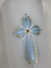 Load and play video in Gallery viewer, ÍSLANDSSÓL - kerti+bók <br> <small>Ljósblátt og gull </small>