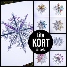 Load image into Gallery viewer, LITAKORT <br><small>8 stk. í pakka</small>