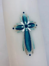 Load image into Gallery viewer, PÁFUGL - kerti+bók <br> <small>Blágrænt og antíksilfurl</small>