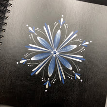 Load image into Gallery viewer, ÍSLANDSKLUKKA <br> <small>Dökkblátt og silfur<br>ekki með glimmeri </small>