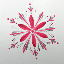 Load image into Gallery viewer, ÍSLANDSKLUKKA <br> <small>Bleikt, rautt og silfur </small>