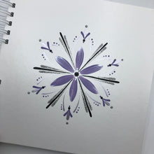 Load image into Gallery viewer, ÍSLANDSKLUKKA <br> <small>Gráfjólublátt, svart og silfur </small>