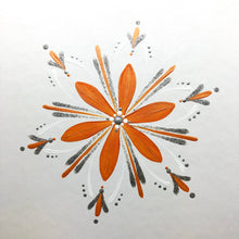 Load image into Gallery viewer, ÍSLANDSKLUKKA <br> <small>Appelsínugult og silfur </small>