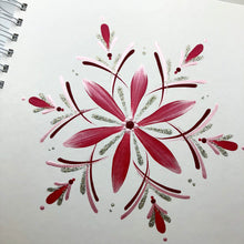 Load image into Gallery viewer, ÍSLANDSSÓL<br> <small>Rautt, ljósbleikt og antíksilfur </small>