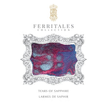 Load image into Gallery viewer, FERRIS WHEEL PRESS INK<br>FerriTales - Tears of Sapphire 20ml. <br><small>Tvítóna & Glitrandi</small>