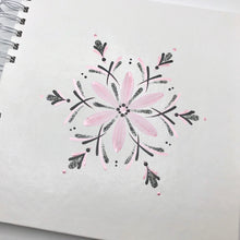 Load image into Gallery viewer, ÍSLANDSSÓL<br> <small> Ljósbleikt og svart </small>