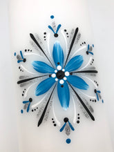 Load image into Gallery viewer, ÍSLANSKLUKKA - kerti+bók <br> <small>Túrkís, svart og silfur </small>