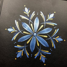 Load image into Gallery viewer, ÍSLANDSSÓL <br> <small>Blátt, dökkblátt og gull </small>