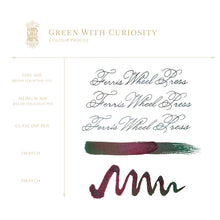Load image into Gallery viewer, FERRIS WHEEL PRESS INK<br>FerriTales - Green with Curiosity 20ml. <br><small>Tvítóna & Glitrandi</small>