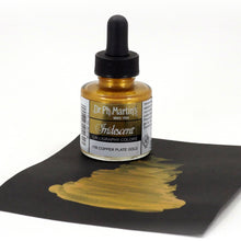 Load image into Gallery viewer, DR. PH. MARTIN´S&lt;br&gt;Iridescent Calligraphy Color&lt;br&gt;Copper Plate Gold 30ml.
