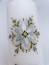 Load image into Gallery viewer, ÍSLANDSSÓL&lt;br&gt;&lt;small&gt;Silfur, svart og gull&lt;br&gt;&lt;/small&gt;
